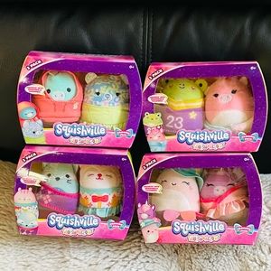 Squishmallow Squishville x 4